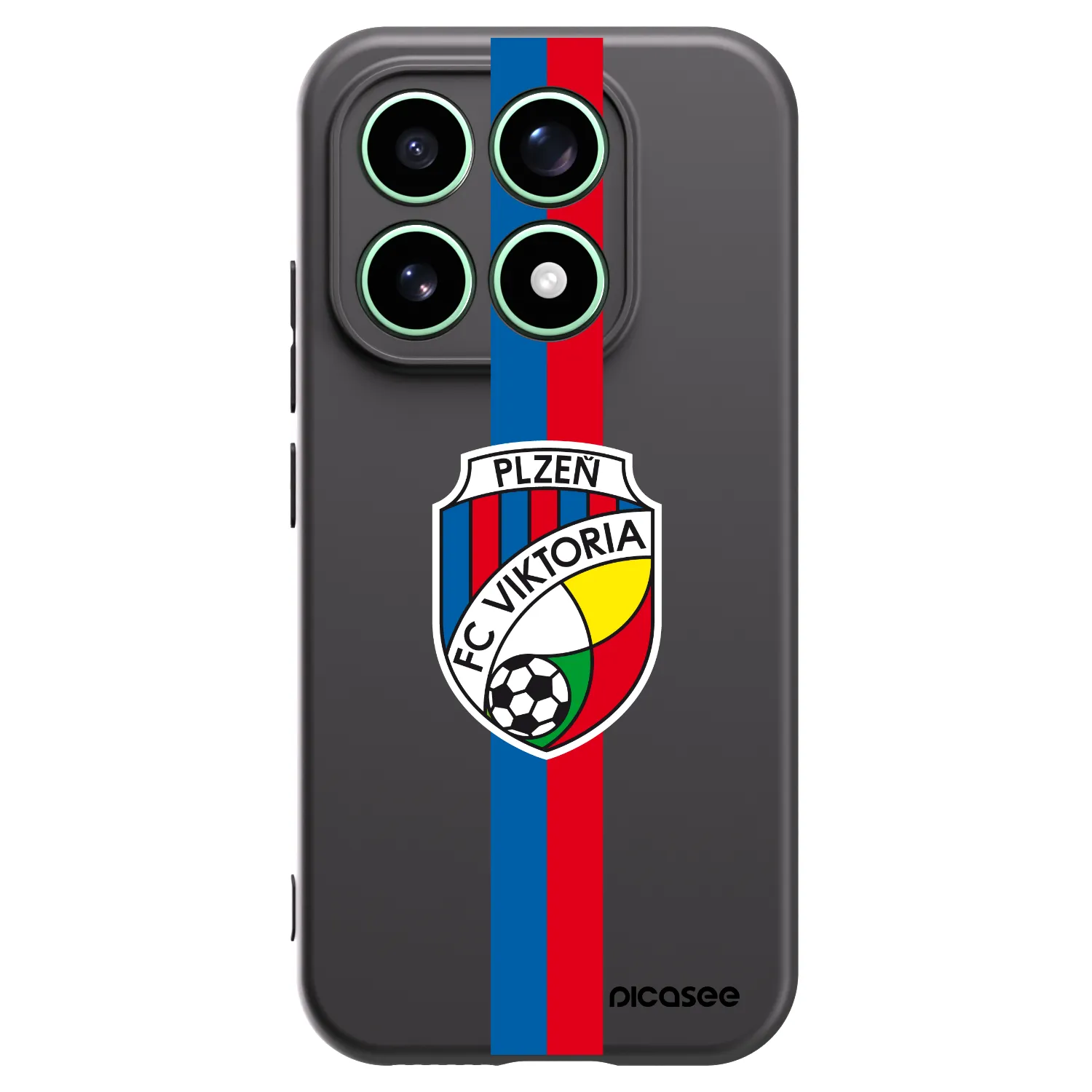 Picasee silikonový černý obal pro Xiaomi 17 - FC Viktoria Plzeň H