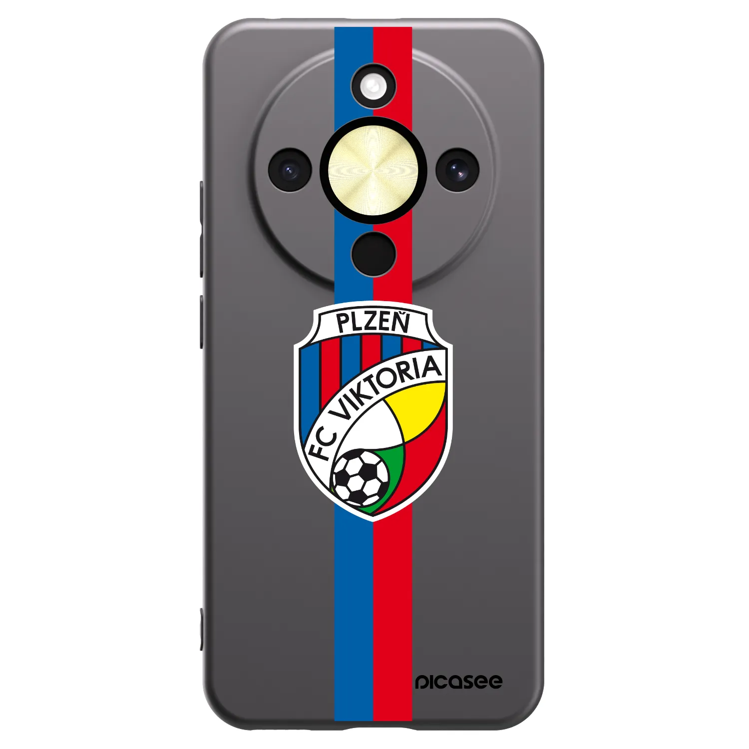 Picasee silikonový černý obal pro Honor Magic8 Lite 5G - FC Viktoria Plzeň H
