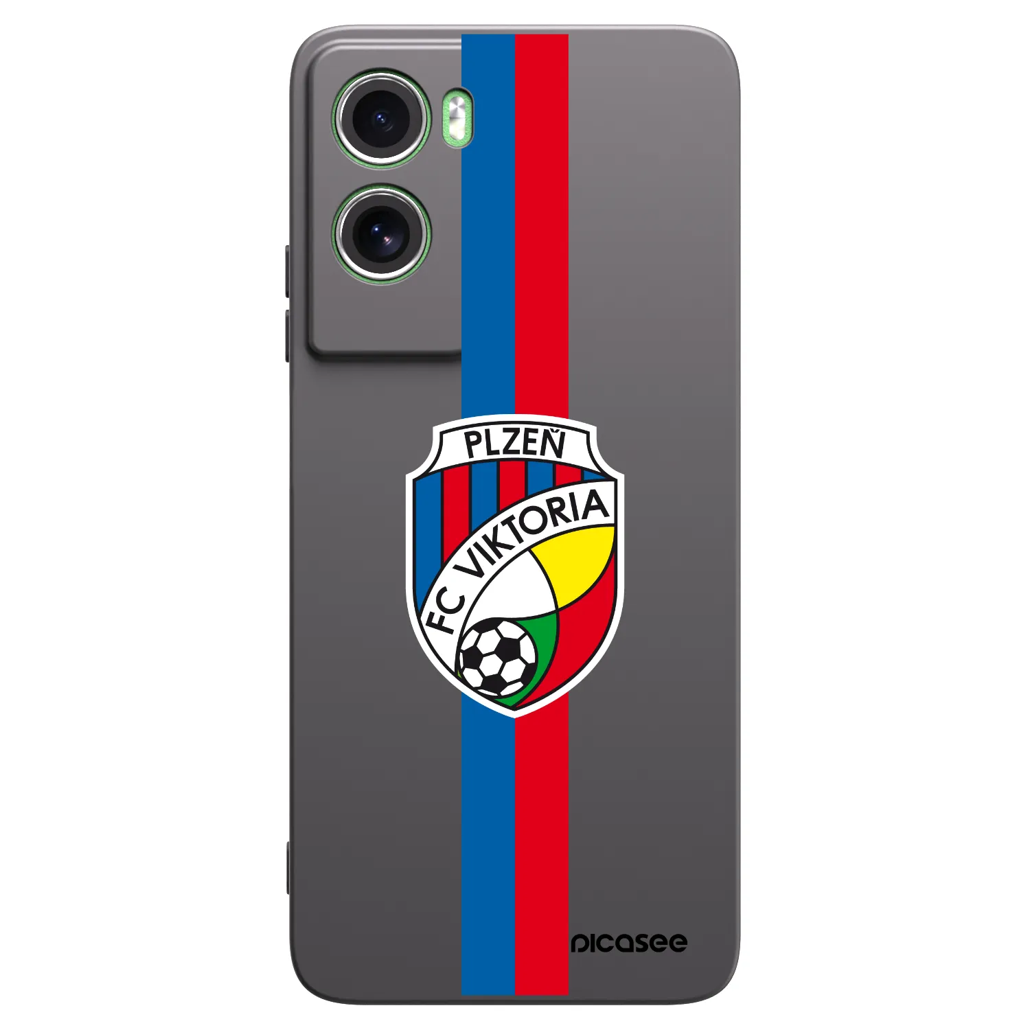Picasee silikonový černý obal pro Motorola Moto G06 - FC Viktoria Plzeň H