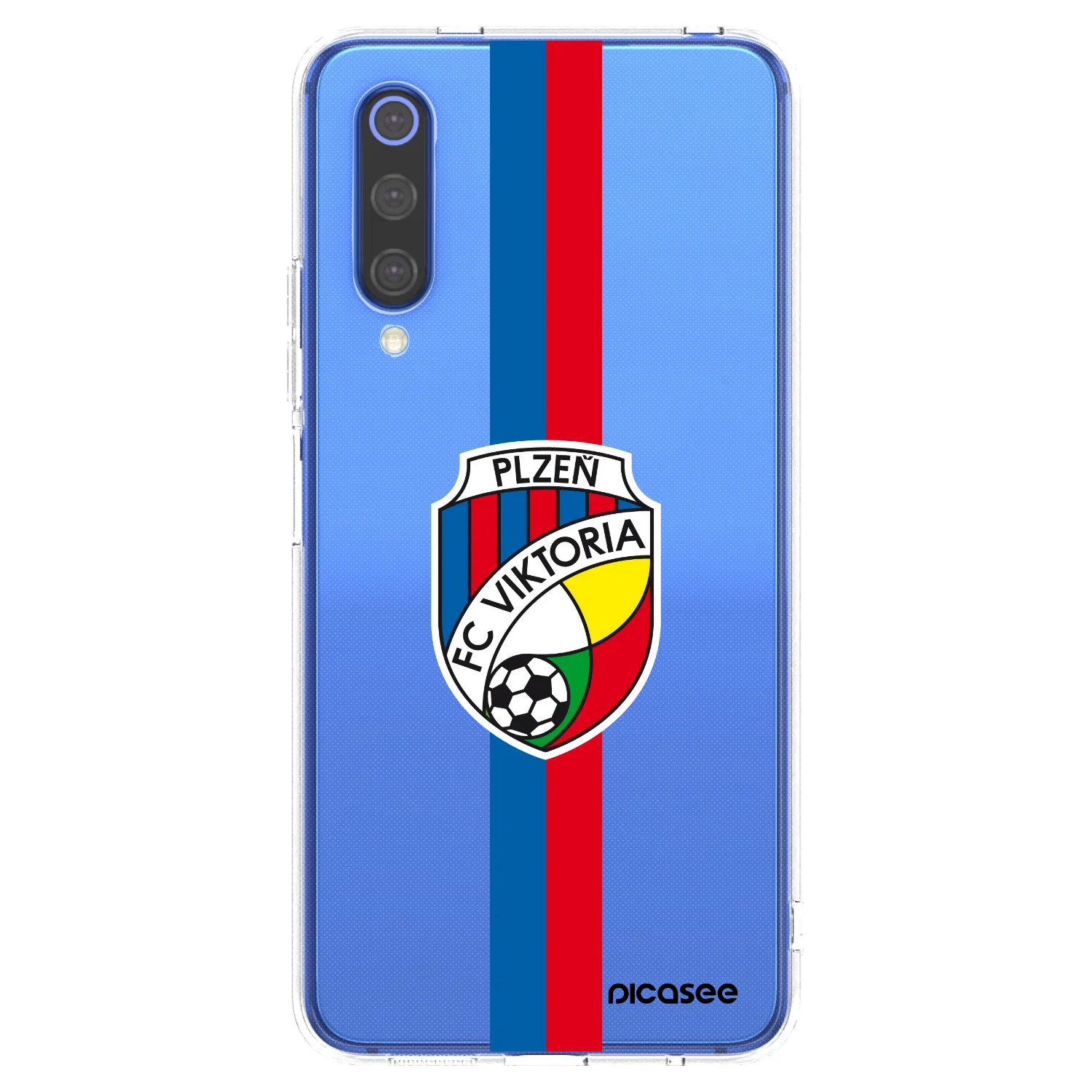 Picasee silikonový průhledný obal pro Xiaomi Mi 9 SE - FC Viktoria Plzeň H