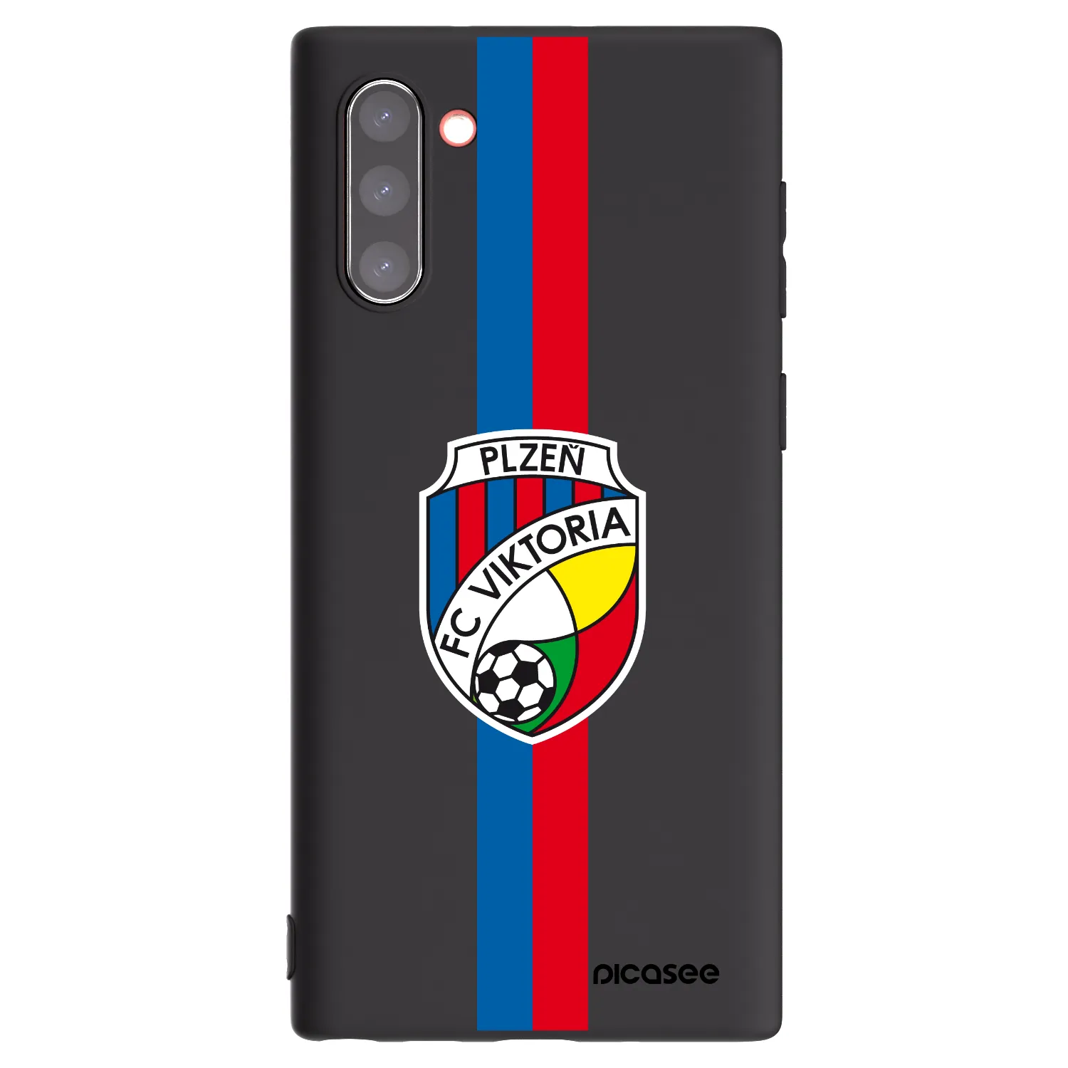 Picasee silikonový černý obal pro Samsung Galaxy Note 10 N970F - FC Viktoria Plzeň H