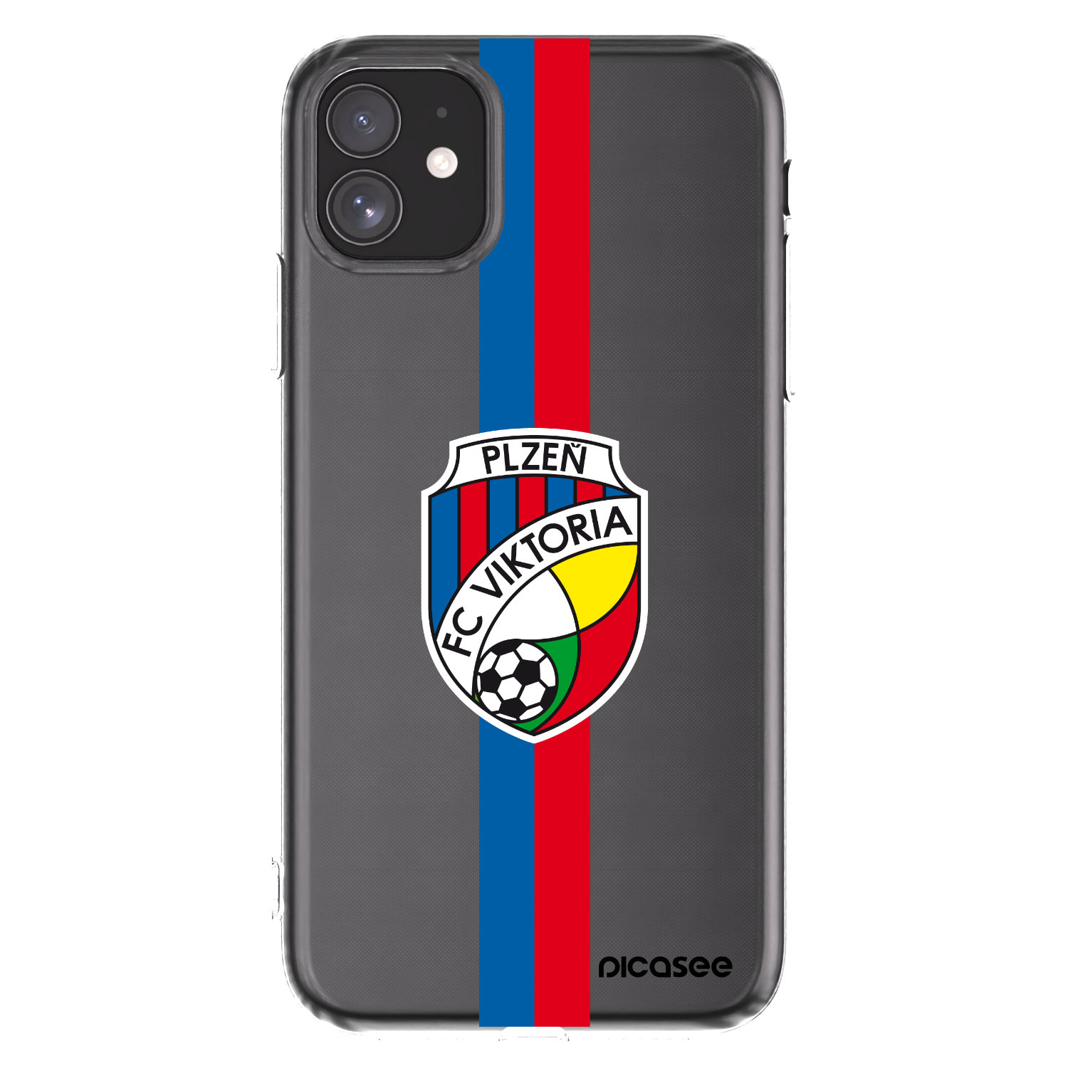 Picasee silikonový průhledný obal pro Apple iPhone 11 - FC Viktoria Plzeň H