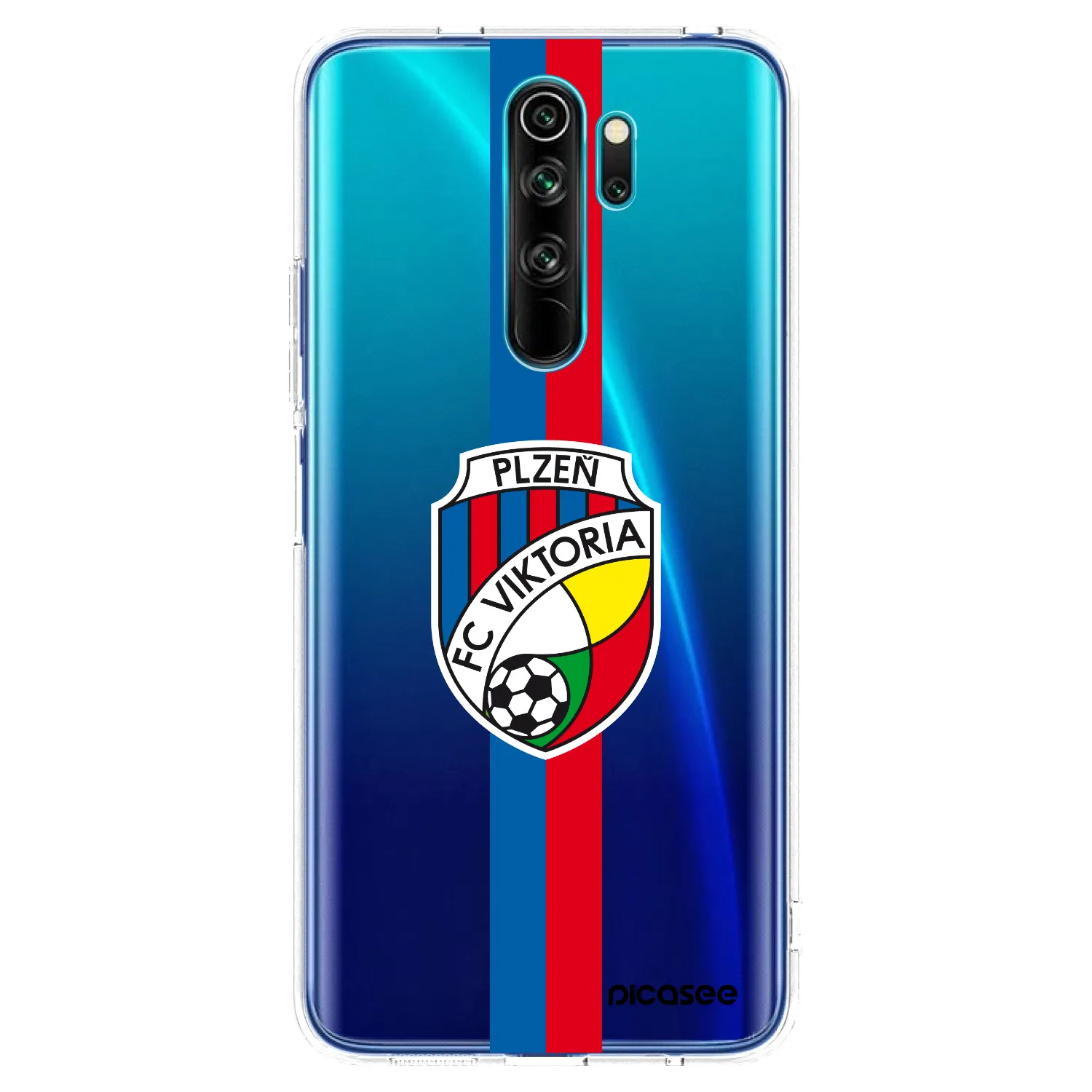Picasee silikonový průhledný obal pro Xiaomi Redmi Note 8 Pro - FC Viktoria Plzeň H