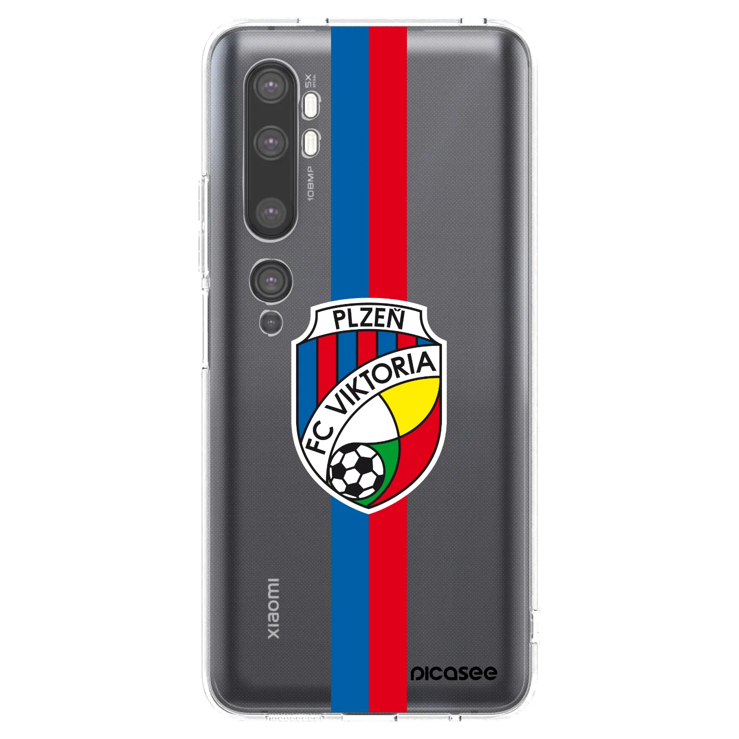 Picasee silikonový průhledný obal pro Xiaomi Mi Note 10 (Pro) - FC Viktoria Plzeň H
