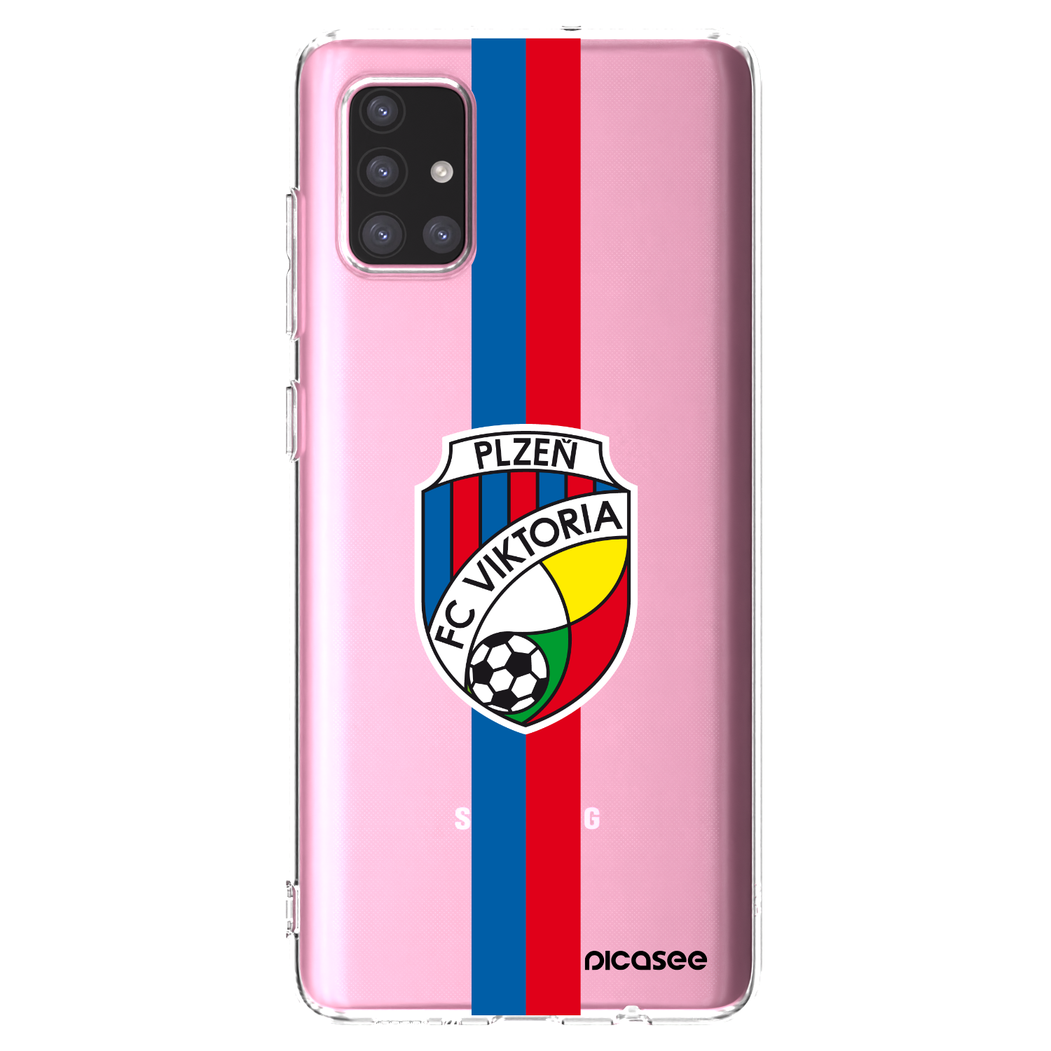 Picasee silikonový průhledný obal pro Samsung Galaxy A71 A715F - FC Viktoria Plzeň H