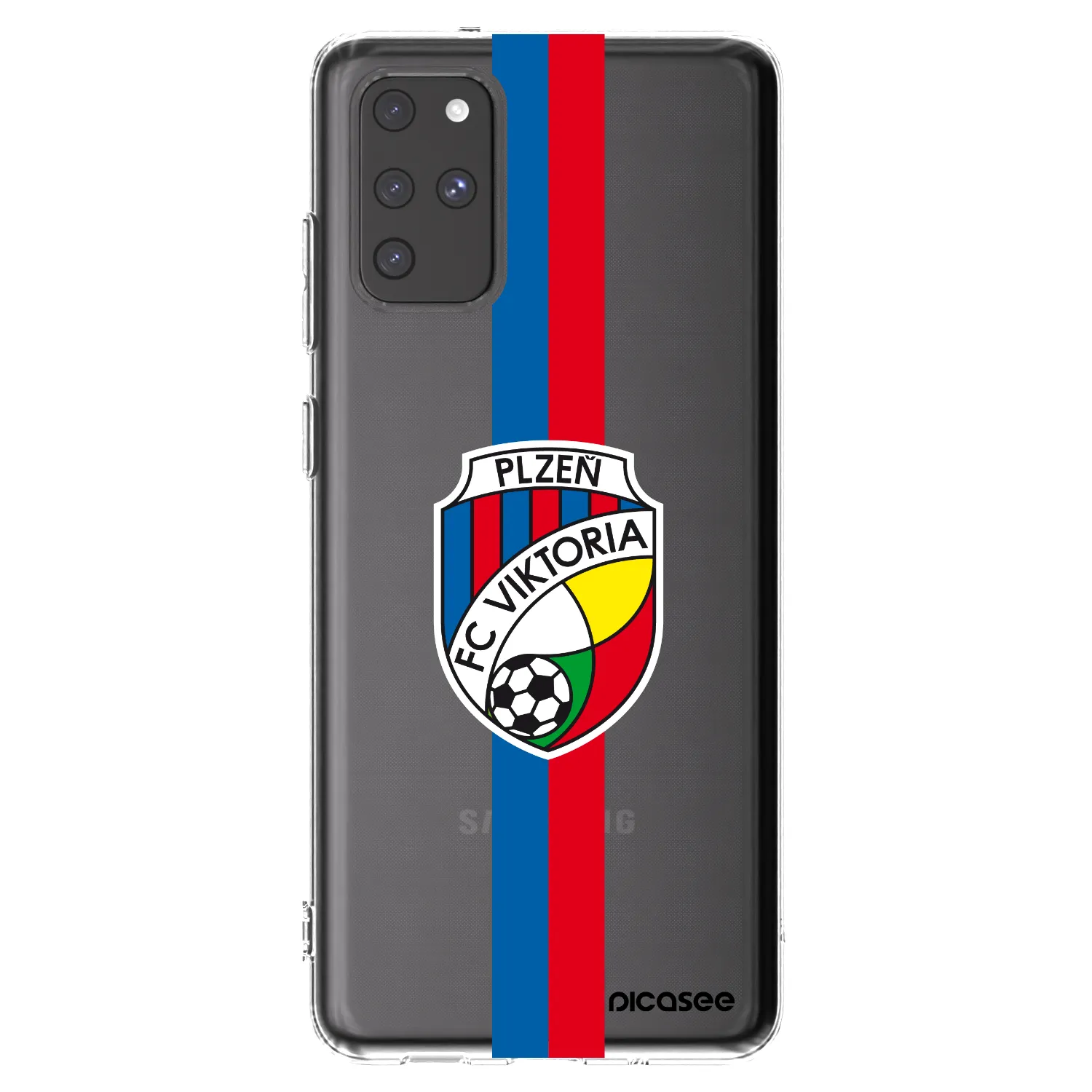 Picasee silikonový průhledný obal pro Samsung Galaxy S20+ G985F - FC Viktoria Plzeň H