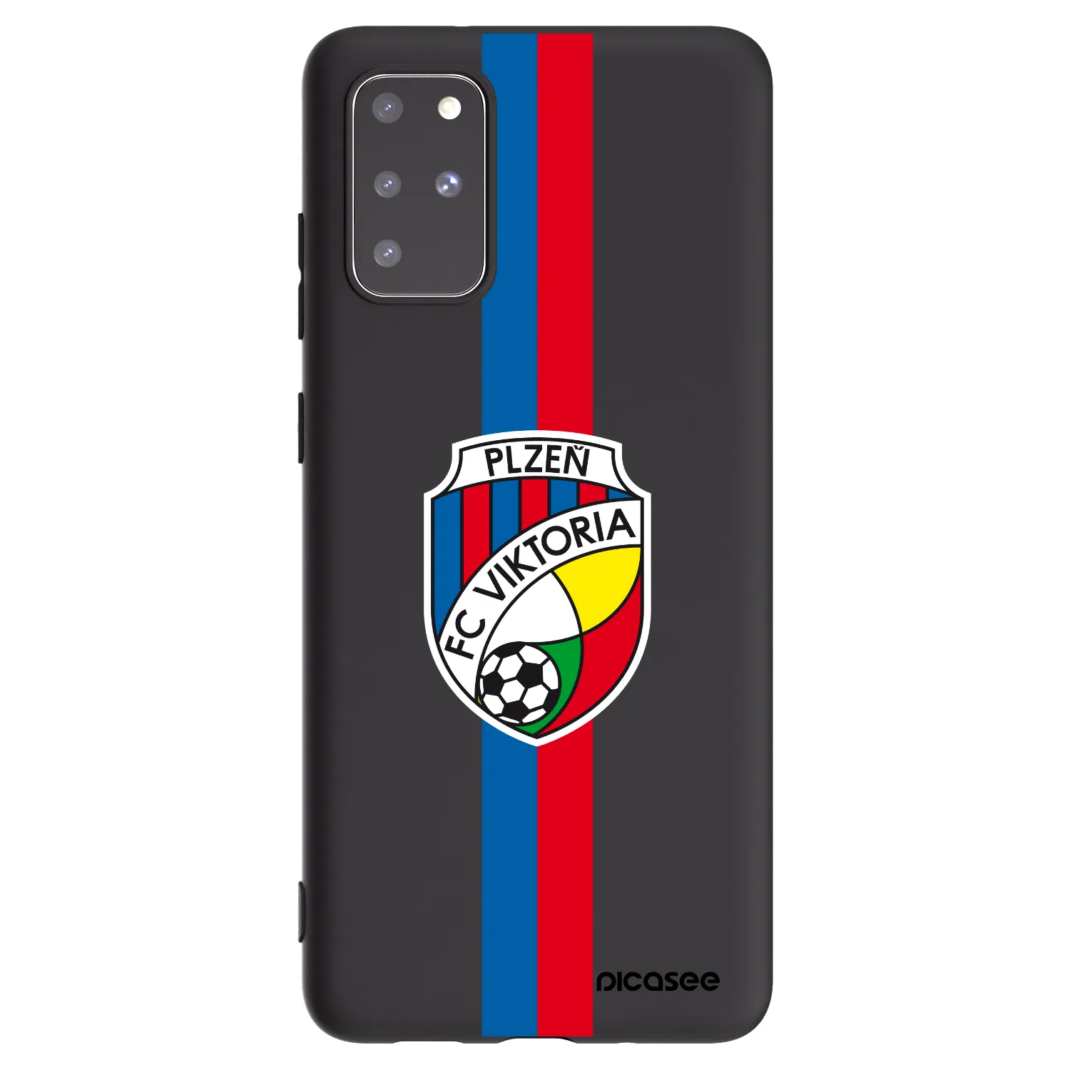 Picasee silikonový černý obal pro Samsung Galaxy S20+ G985F - FC Viktoria Plzeň H