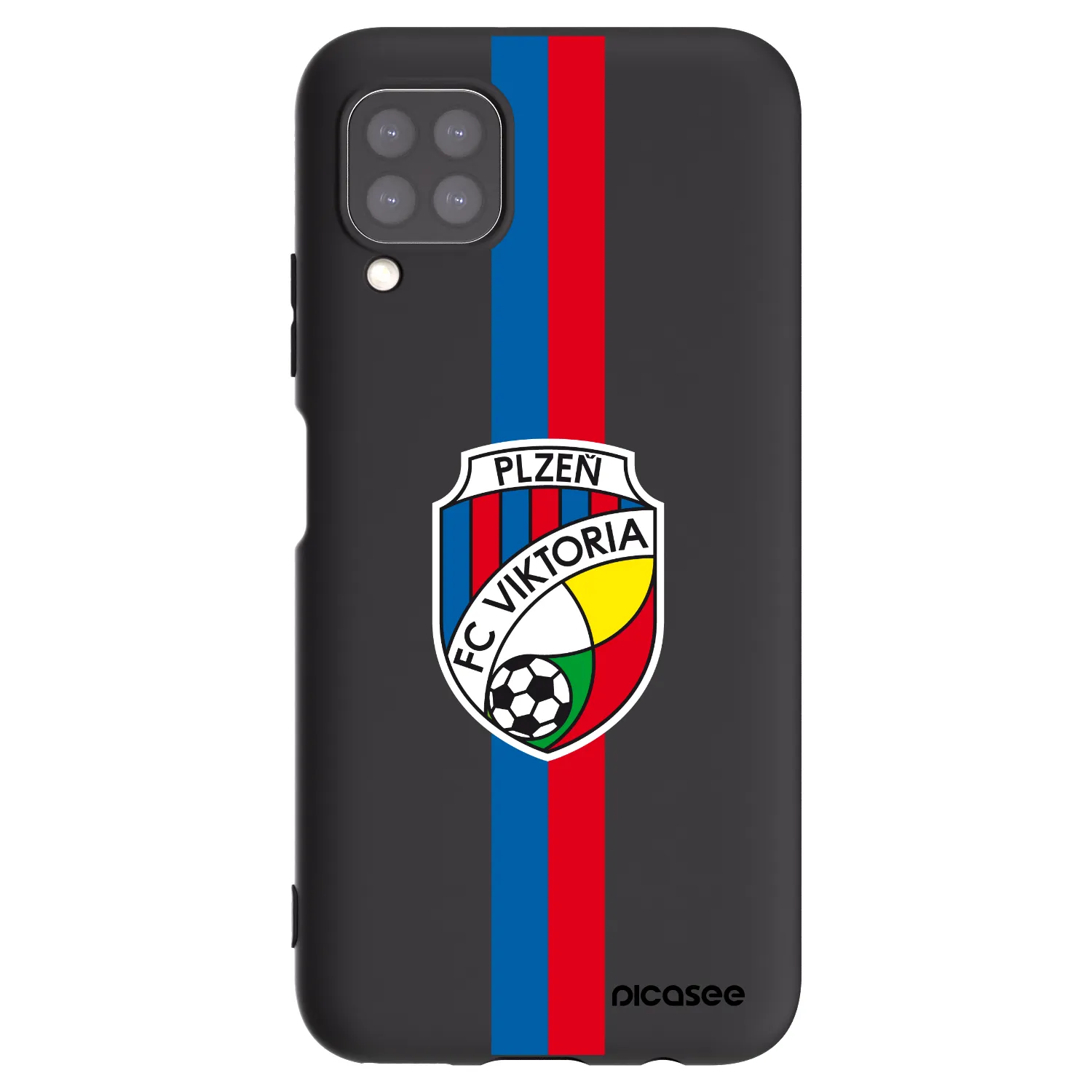 Picasee silikonový černý obal pro Huawei P40 Lite - FC Viktoria Plzeň H