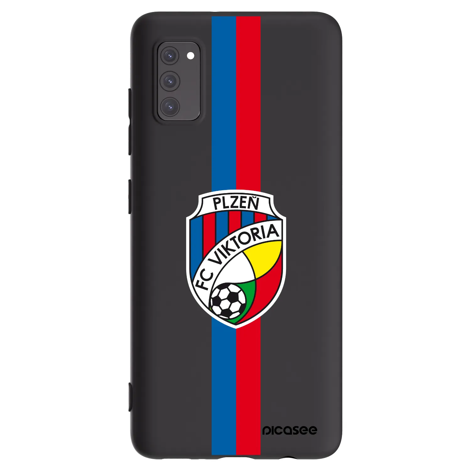 Picasee silikonový černý obal pro Samsung Galaxy A41 A415F - FC Viktoria Plzeň H