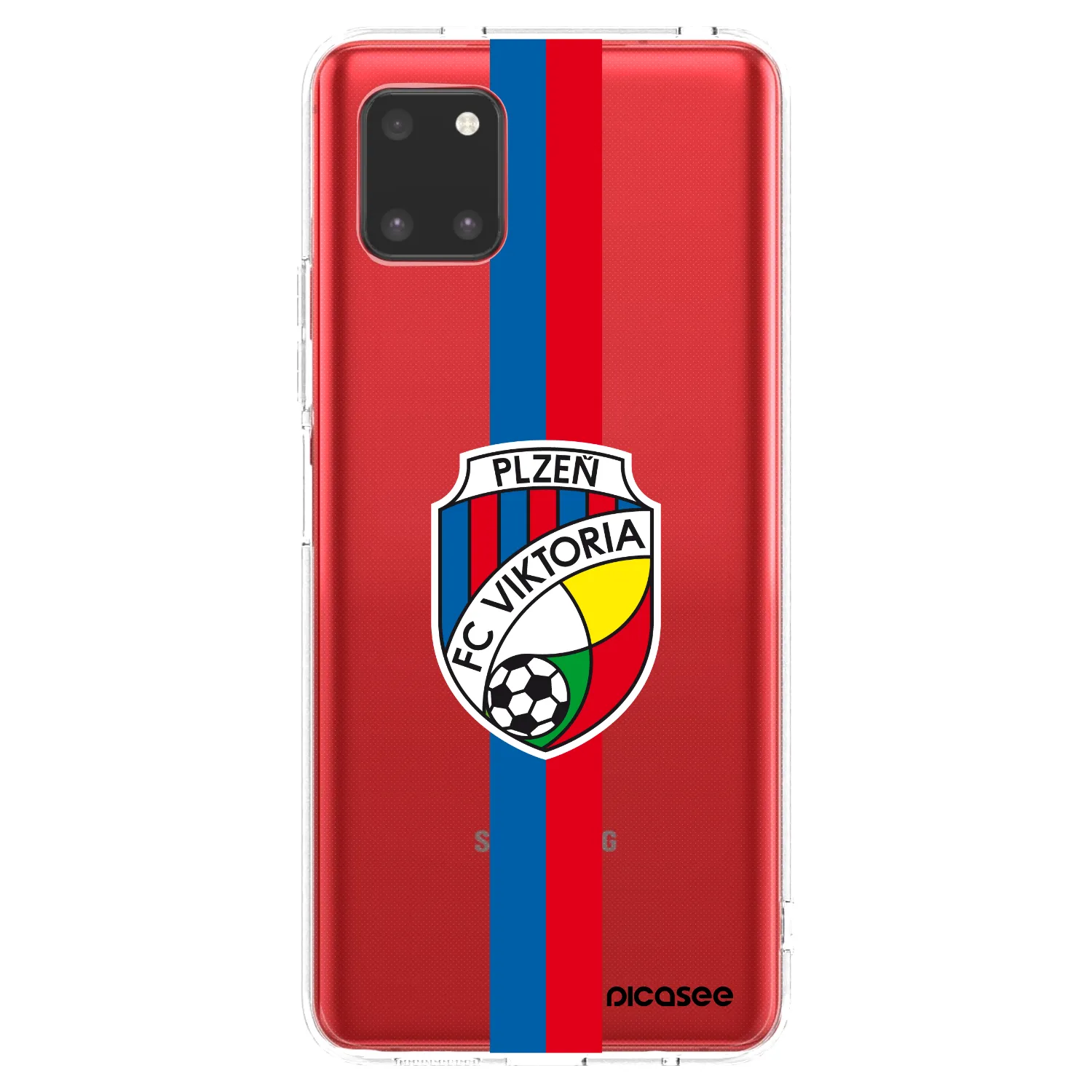 Picasee silikonový průhledný obal pro Samsung Galaxy Note 10 Lite N770F - FC Viktoria Plzeň H