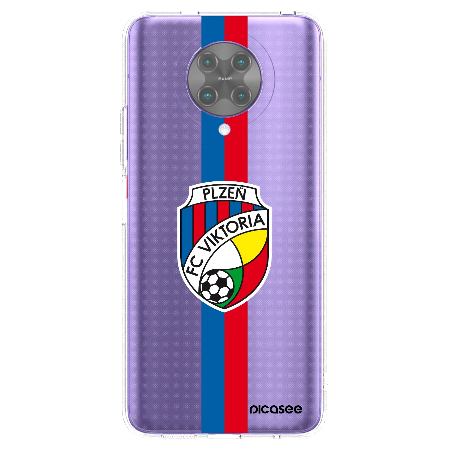 Picasee silikonový průhledný obal pro Xiaomi Poco F2 Pro - FC Viktoria Plzeň H