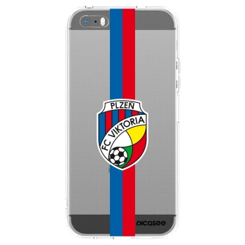 Picasee silikonový průhledný obal pro Apple iPhone 5/5S/SE - FC Viktoria Plzeň H