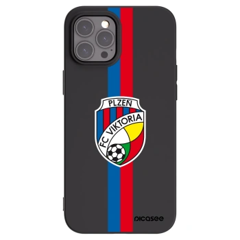 Picasee silikonový černý obal pro Apple iPhone 12 Pro Max - FC Viktoria Plzeň H