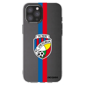 Picasee silikonový průhledný obal pro Apple iPhone 12 Pro Max - FC Viktoria Plzeň H