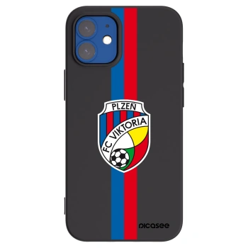 Picasee silikonový černý obal pro Apple iPhone 12 mini - FC Viktoria Plzeň H