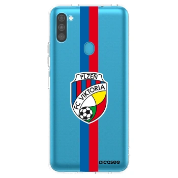 Picasee silikonový průhledný obal pro Samsung Galaxy M11 - FC Viktoria Plzeň H
