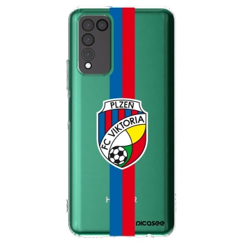 Picasee silikonový průhledný obal pro Honor 10X Lite - FC Viktoria Plzeň H
