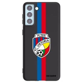 Picasee silikonový černý obal pro Samsung Galaxy S21+ 5G G996F - FC Viktoria Plzeň H