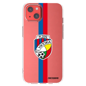 Picasee silikonový průhledný obal pro Apple iPhone 13 - FC Viktoria Plzeň H