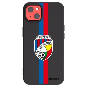 Picasee silikonový černý obal pro Apple iPhone 13 - FC Viktoria Plzeň H