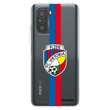 Picasee silikonový průhledný obal pro Xiaomi Poco F3 - FC Viktoria Plzeň H