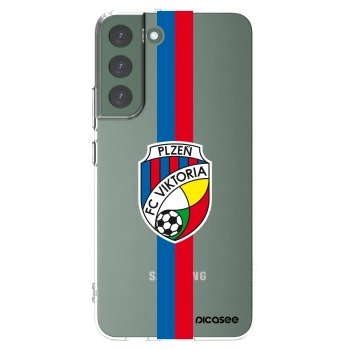 Picasee silikonový průhledný obal pro Samsung Galaxy S22+ 5G - FC Viktoria Plzeň H