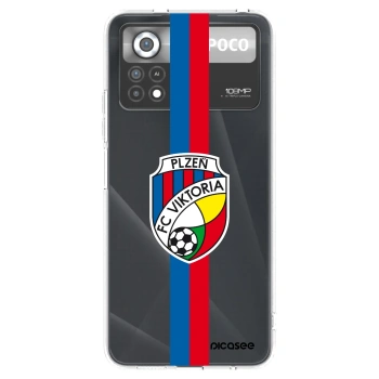 Picasee silikonový průhledný obal pro Xiaomi Poco X4 Pro 5G - FC Viktoria Plzeň H