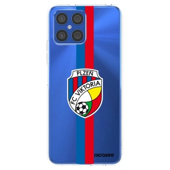 Picasee silikonový průhledný obal pro Honor X8 4G - FC Viktoria Plzeň H