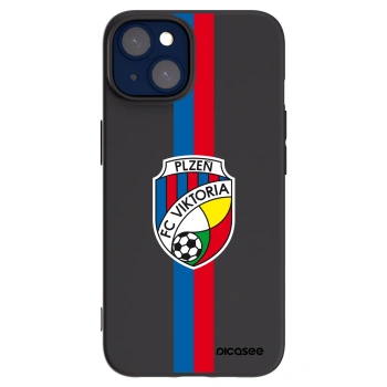 Picasee silikonový černý obal pro Apple iPhone 14 - FC Viktoria Plzeň H