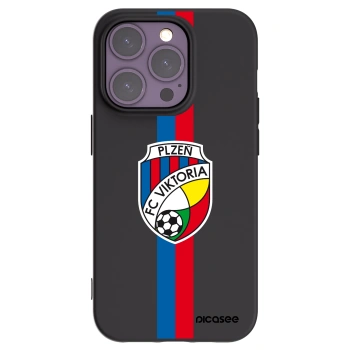Picasee silikonový černý obal pro Apple iPhone 14 Pro - FC Viktoria Plzeň H