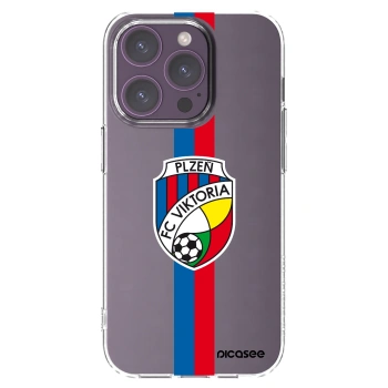 Picasee silikonový průhledný obal pro Apple iPhone 14 Pro - FC Viktoria Plzeň H