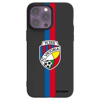 Picasee silikonový černý obal pro Apple iPhone 14 Pro Max - FC Viktoria Plzeň H