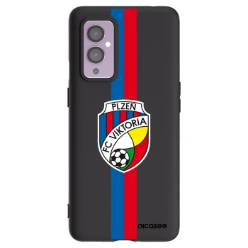 Picasee silikonový černý obal pro OnePlus 9 - FC Viktoria Plzeň H