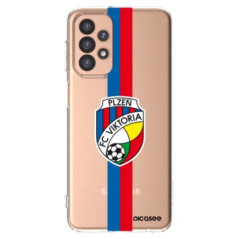 Picasee silikonový průhledný obal pro Samsung Galaxy A23 A236B 5G - FC Viktoria Plzeň H