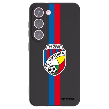 Picasee silikonový černý obal pro Samsung Galaxy S23 5G - FC Viktoria Plzeň H