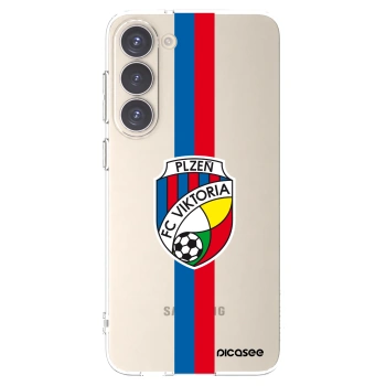 Picasee silikonový průhledný obal pro Samsung Galaxy S23+ 5G - FC Viktoria Plzeň H