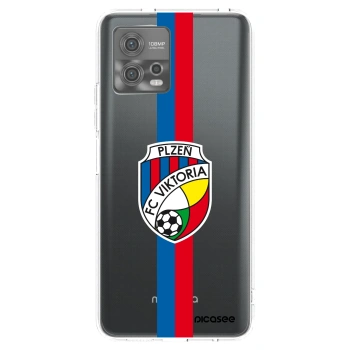 Picasee silikonový průhledný obal pro Motorola Moto G72 - FC Viktoria Plzeň H