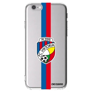 Picasee silikonový průhledný obal pro Apple iPhone 6/6S - FC Viktoria Plzeň H