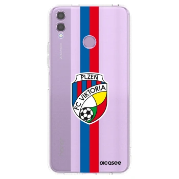 Picasee silikonový průhledný obal pro Honor 8X - FC Viktoria Plzeň H