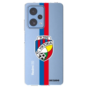 Picasee silikonový průhledný obal pro Xiaomi Redmi Note 12 Pro 5G - FC Viktoria Plzeň H