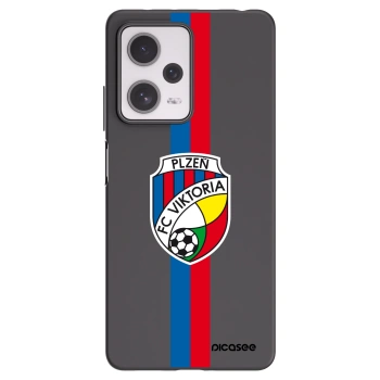 Picasee silikonový černý obal pro Xiaomi Redmi Note 12 Pro+ 5G - FC Viktoria Plzeň H