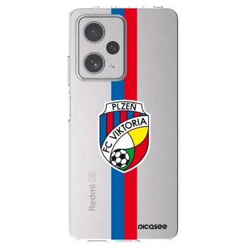 Picasee silikonový průhledný obal pro Xiaomi Redmi Note 12 Pro+ 5G - FC Viktoria Plzeň H