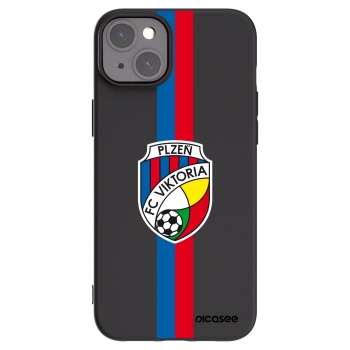 Picasee silikonový černý obal pro Apple iPhone 15 Plus - FC Viktoria Plzeň H