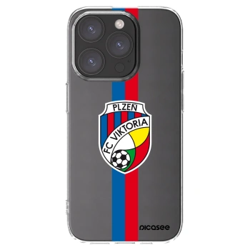 Picasee silikonový průhledný obal pro Apple iPhone 15 Pro - FC Viktoria Plzeň H