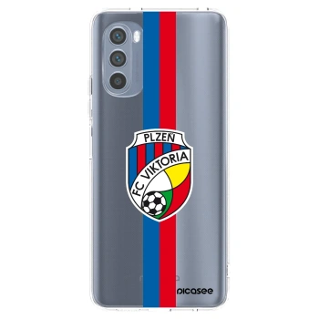 Picasee silikonový průhledný obal pro Motorola Moto G62 - FC Viktoria Plzeň H