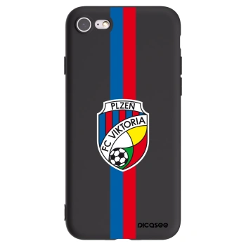 Picasee silikonový černý obal pro Apple iPhone 7 - FC Viktoria Plzeň H