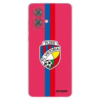 Picasee silikonový průhledný obal pro Motorola Moto G84 5G - FC Viktoria Plzeň H