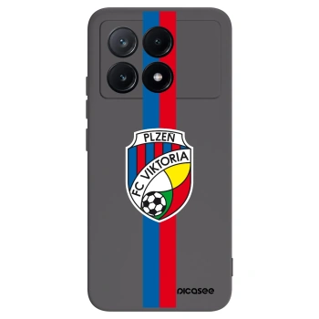 Picasee silikonový černý obal pro Xiaomi Poco X6 Pro - FC Viktoria Plzeň H