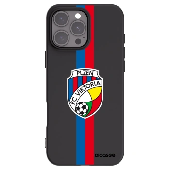 Picasee silikonový černý obal pro Apple iPhone 16 Pro Max - FC Viktoria Plzeň H