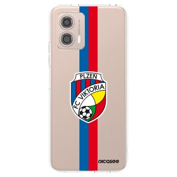 Picasee silikonový průhledný obal pro Motorola Moto G53 5G - FC Viktoria Plzeň H